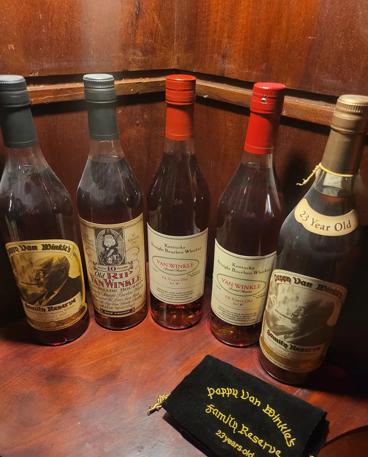 Five Bottle Van Winkle Collection