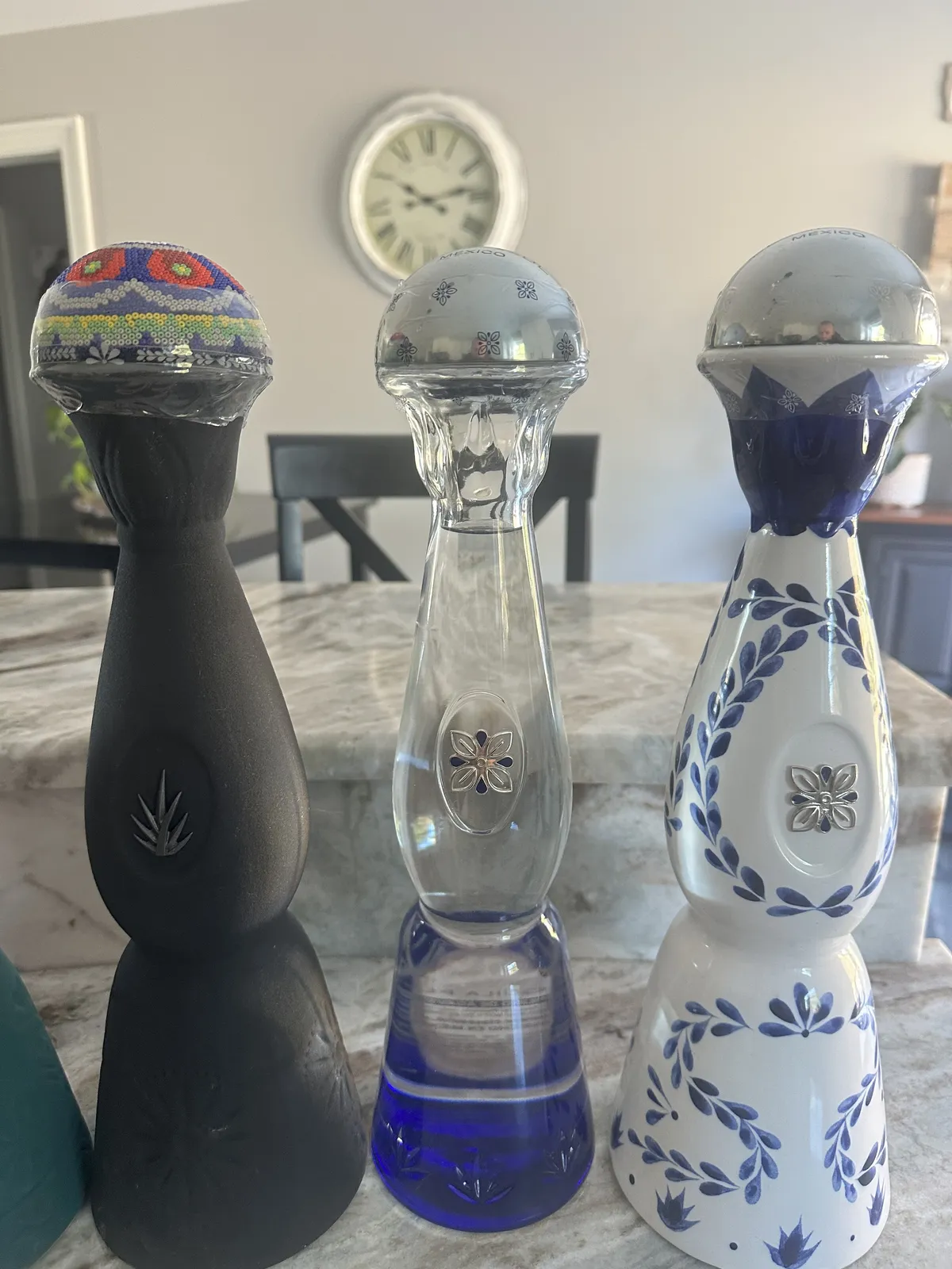 Three Clase Azul Decanters