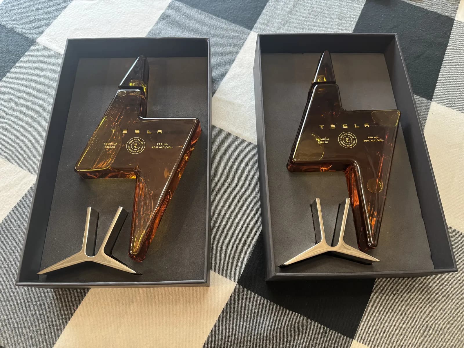 Two Tesla Tequila Anejo